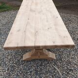 Solid oak monastery table