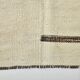 9x11 Cream & Brown Striped Large Kilim Rug, 265x334Cm