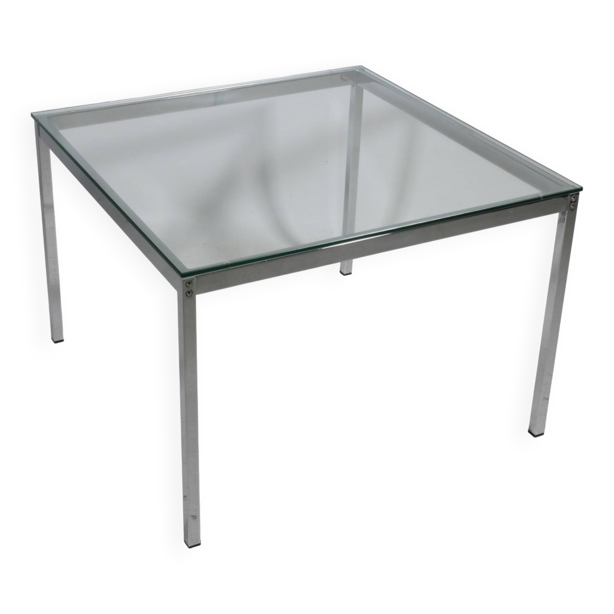 1960s Mid-Century  Coffee Table Chrome and Glass