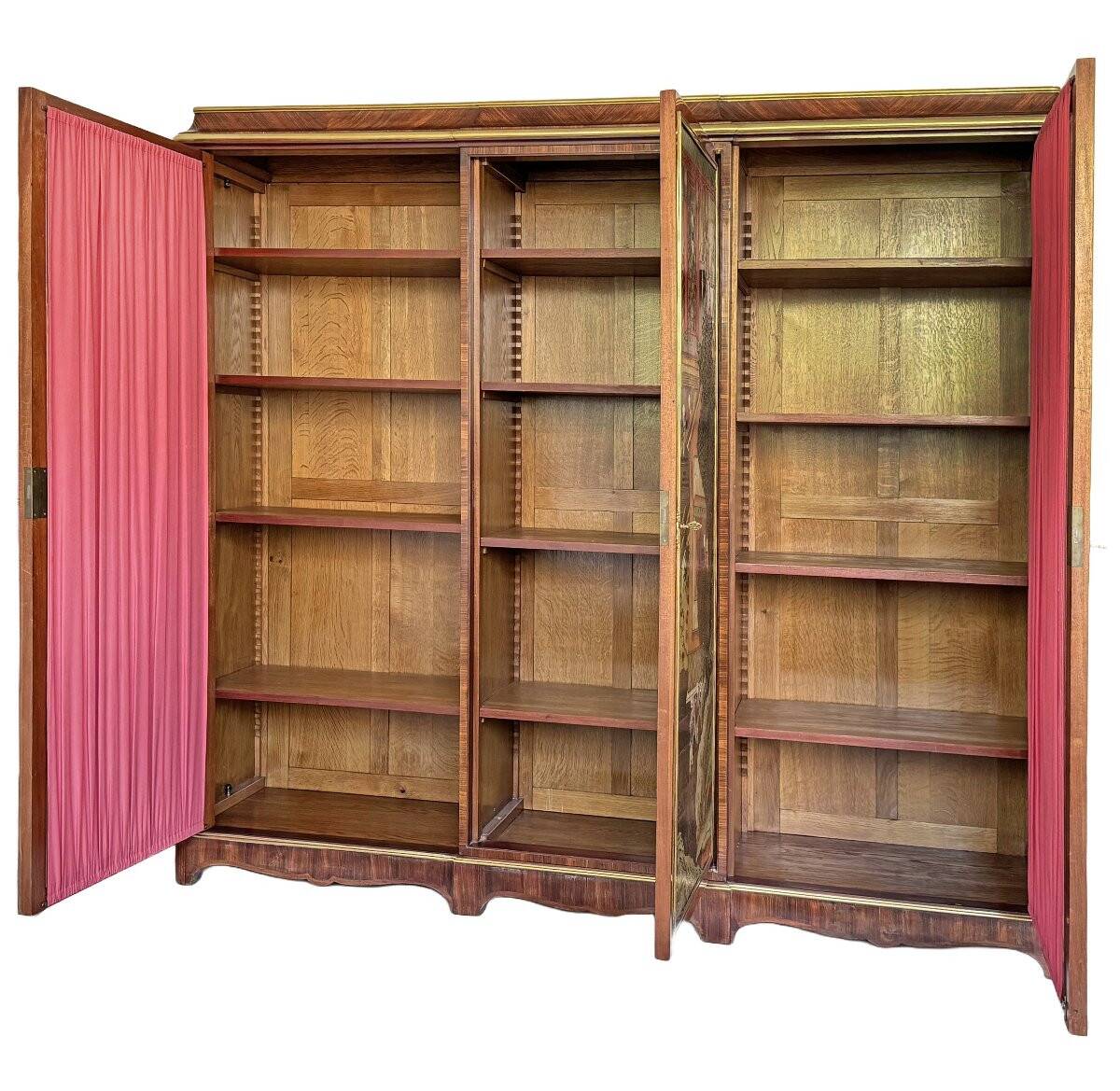 Three-door library
