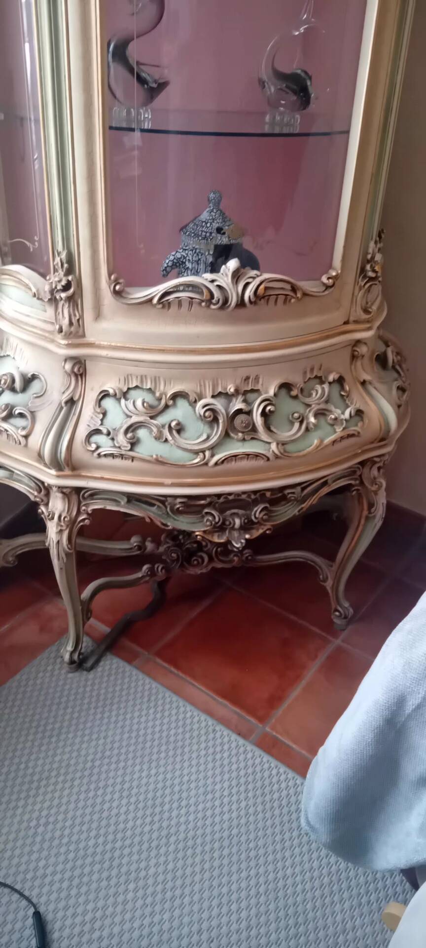 Vitrine baroque Silik Italie
