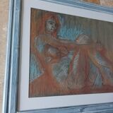 Michel Moskovchenko pastel painting Female Nude