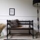 Banc en paille