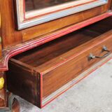 Carved wooden sideboard