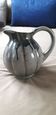 Vintage melon-shaped ceramic vase