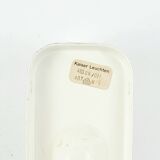 Pair of Mid-Century Glass & Chrome Wall Lamps from Kaiser, Germany, 1960s