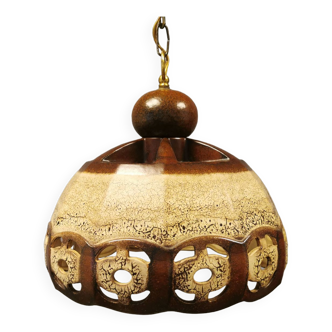 Ceramic hanging lamp, Danish from the 1970s.