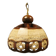 Ceramic hanging lamp, Danish from the 1970s.