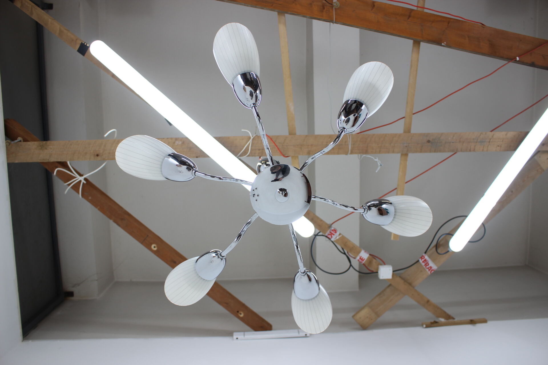 Mid-century chandelier/ Elektroinstala Děčín, 1960´s.