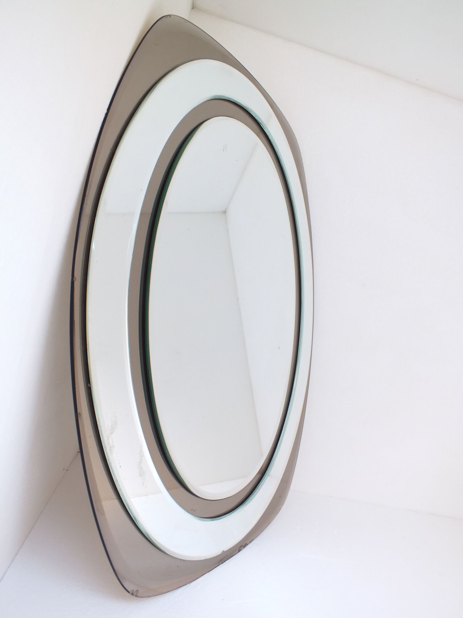 Metalvetro Galvorame mirror vintage '60s - 80x60cm