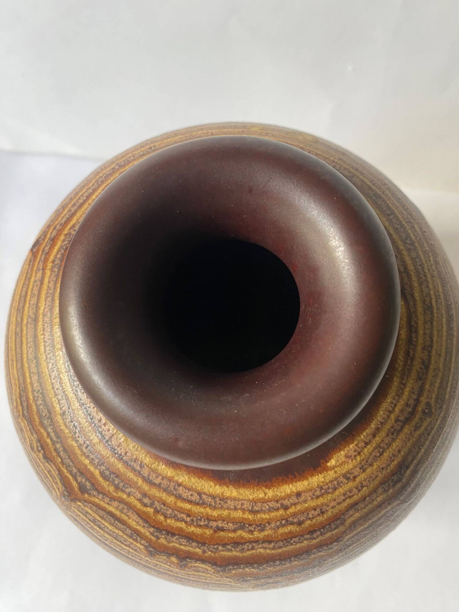 Vintage vase from the 60s, signed