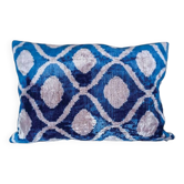 Housse Ikat en Velours de Soie
