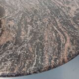 Paire de tables basses gigognes vintage en granit des années 70