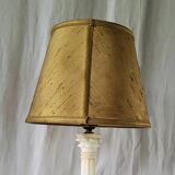 Lampe italienne en albâtre sculpté