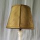 Lampe italienne en albâtre sculpté