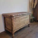 Wooden storage bench
