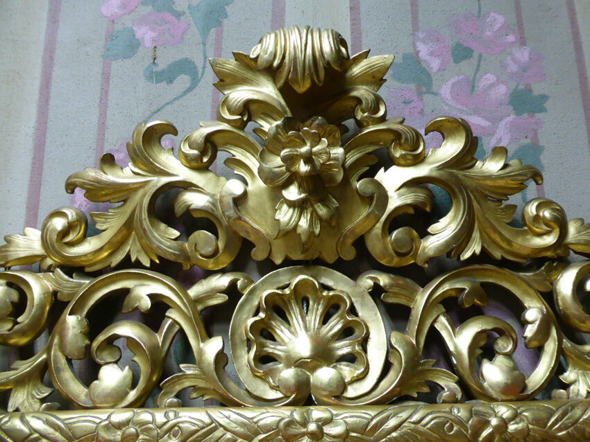 Mirror wooden gold XIX