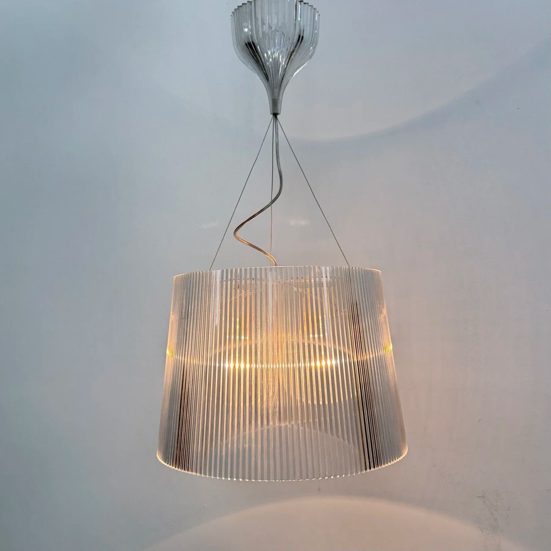 Kartell Gé hanging lamp plexiglass Ferrccio Laviani