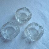 Glass candlesticks
