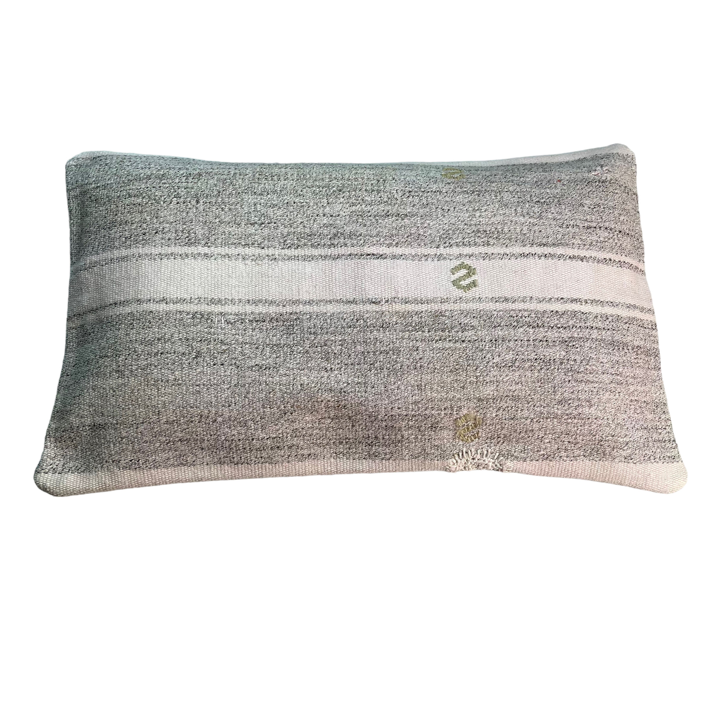 Vintage turkish handmade kilim cushion cover , 30 x 50 cm