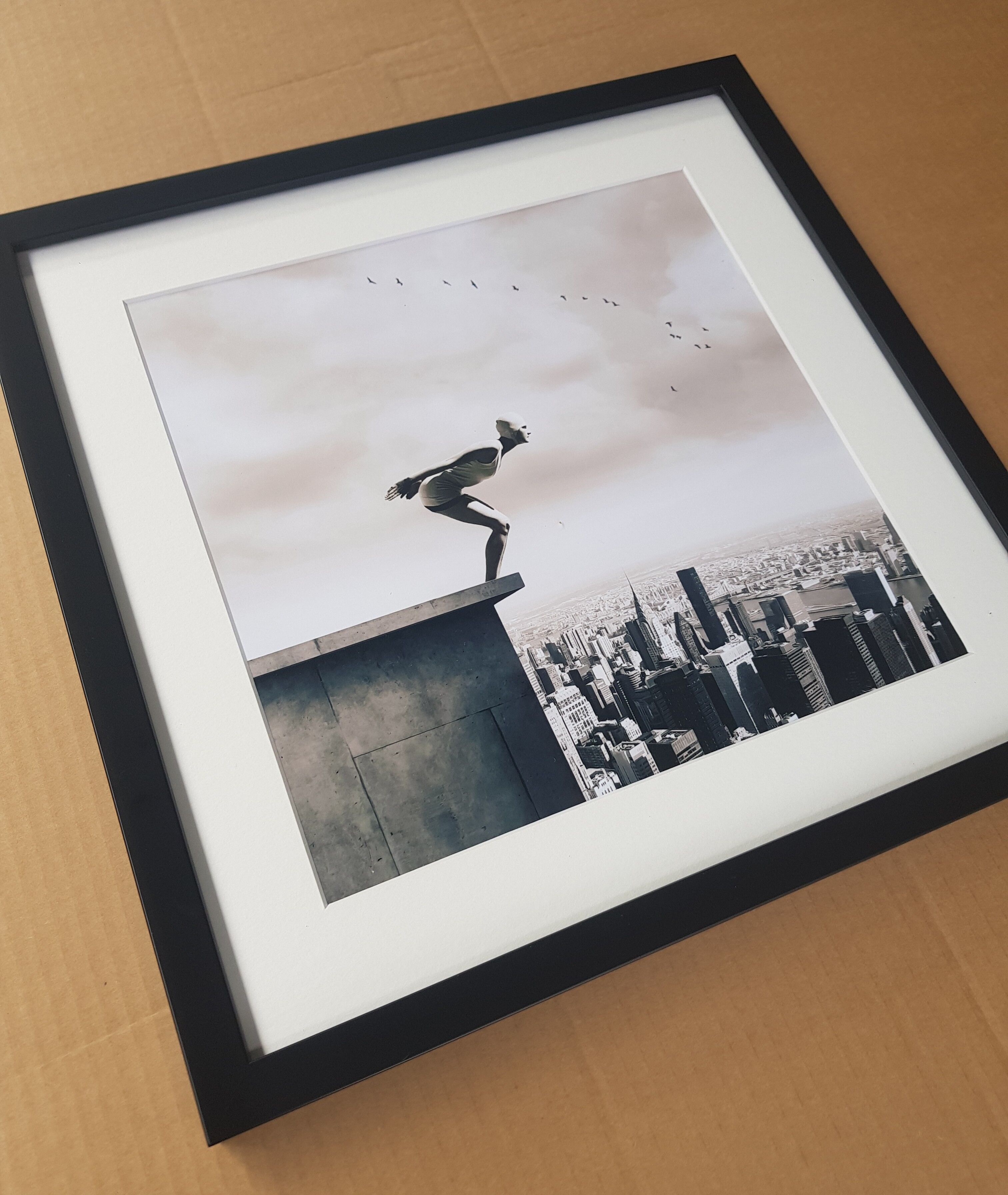 Framed screen printing