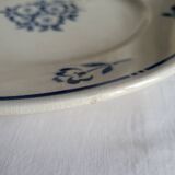 Plat rond en faïence Moulin des Loups & Hamage modèle Lucien