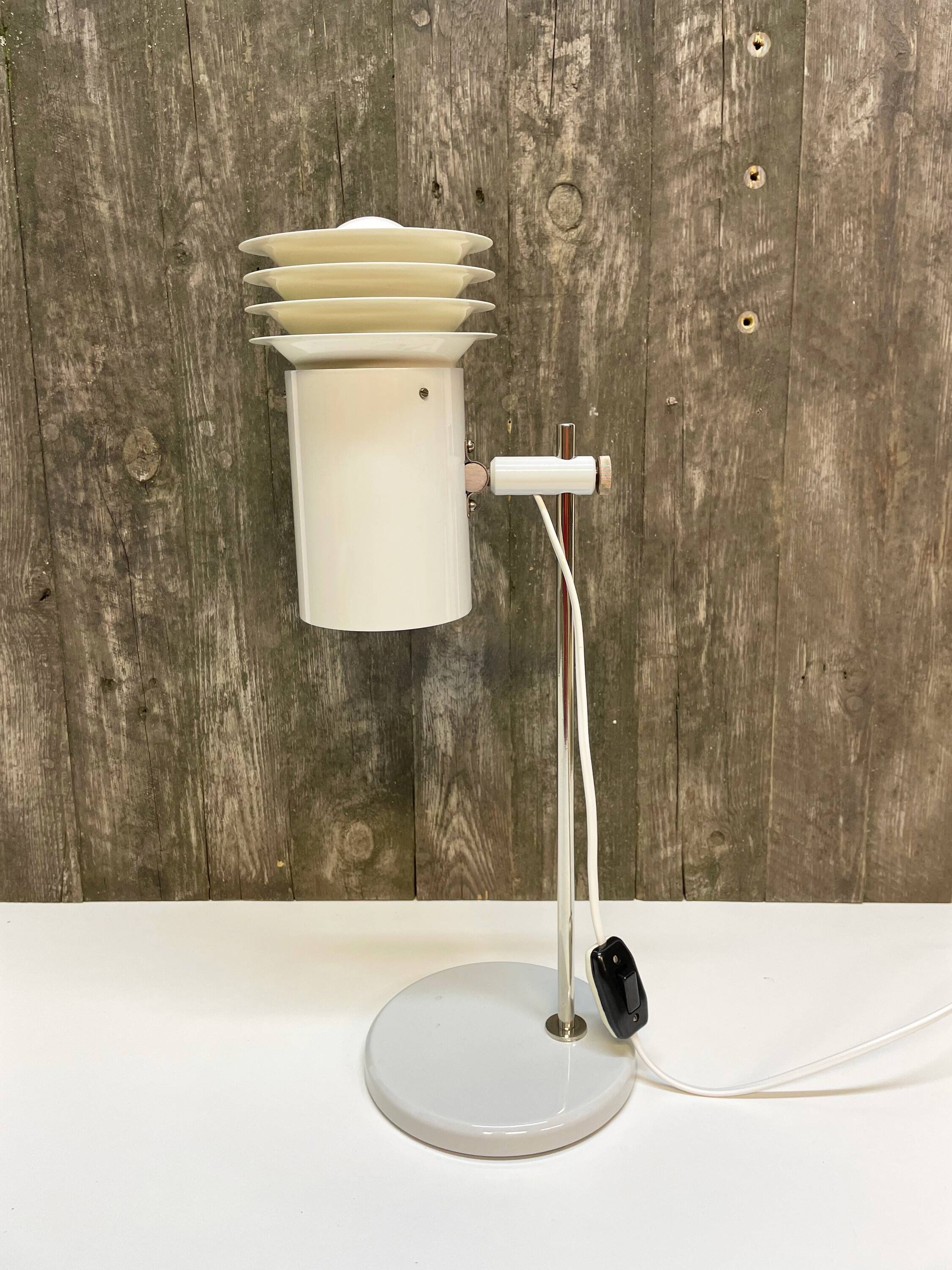 Gray MEOS desk lamp, 1970s.