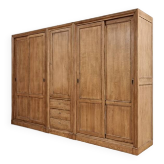 Old sandblasted wood dressing room