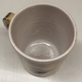Four enameled ceramic cups Galerie Palissy in Vallauris
