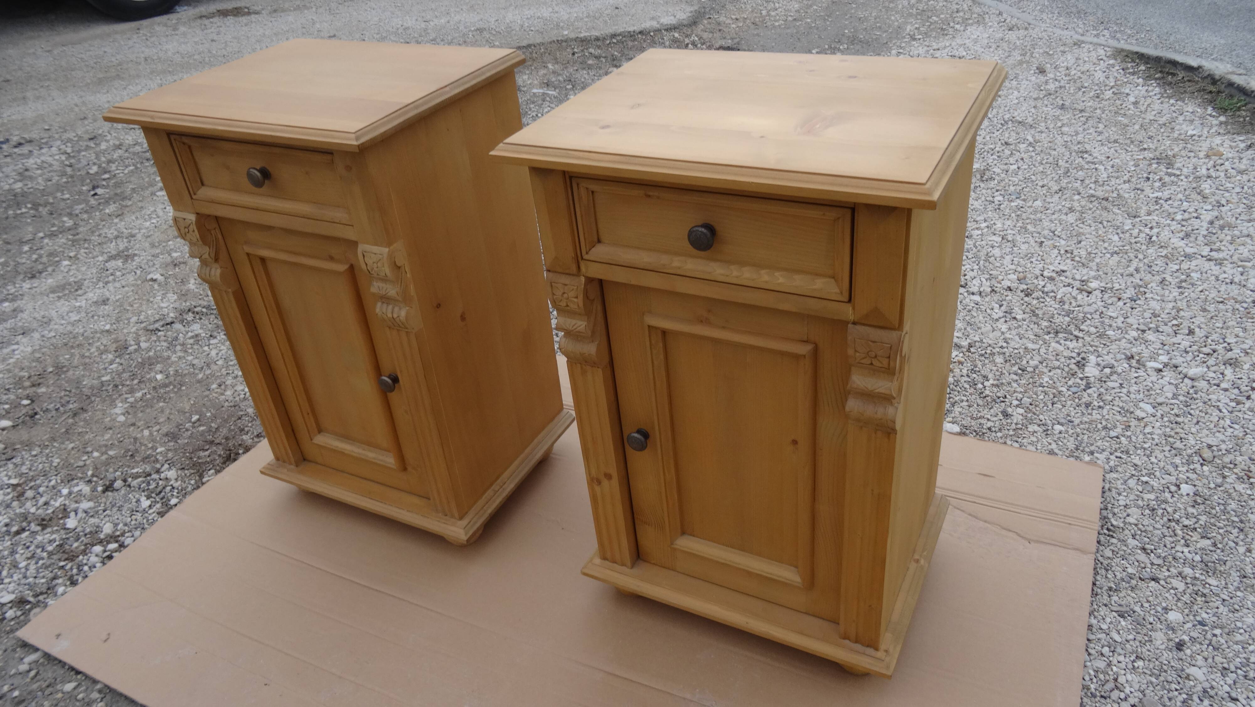 Pair of jam bedside tables