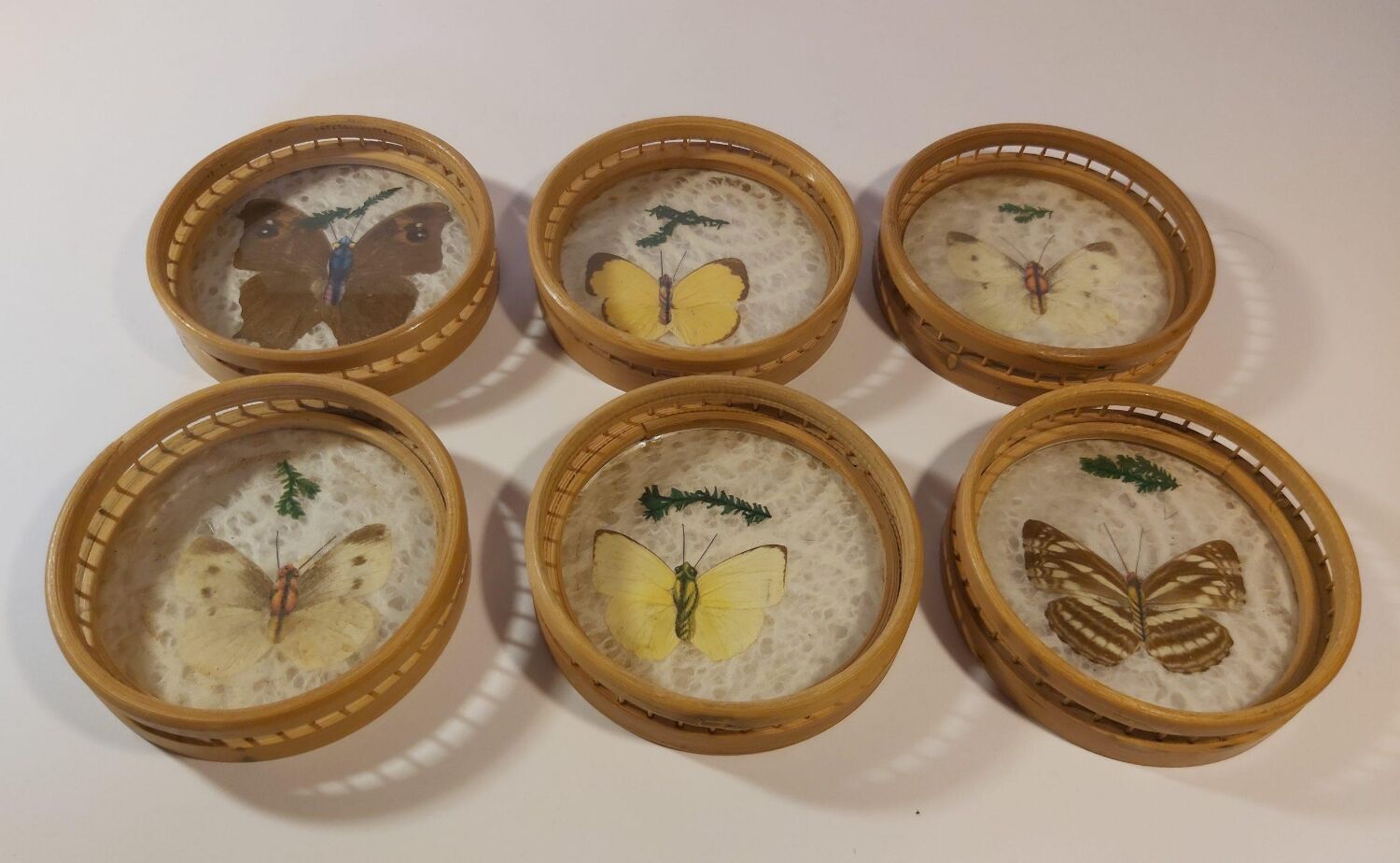 Top and coaster butterfly from the 70s