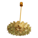 Kinkeldey gold-plated and faceted glass chanderlier, 1960s