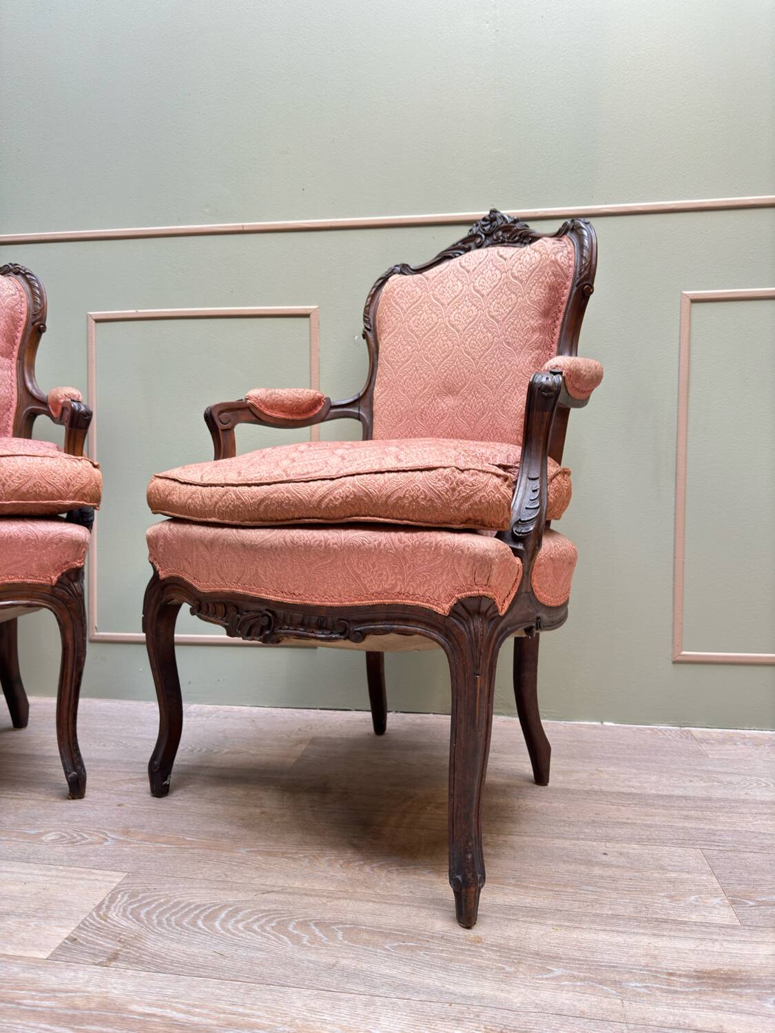 Louis XV Style Mahogany Living Room Furniture XIX Eme Century