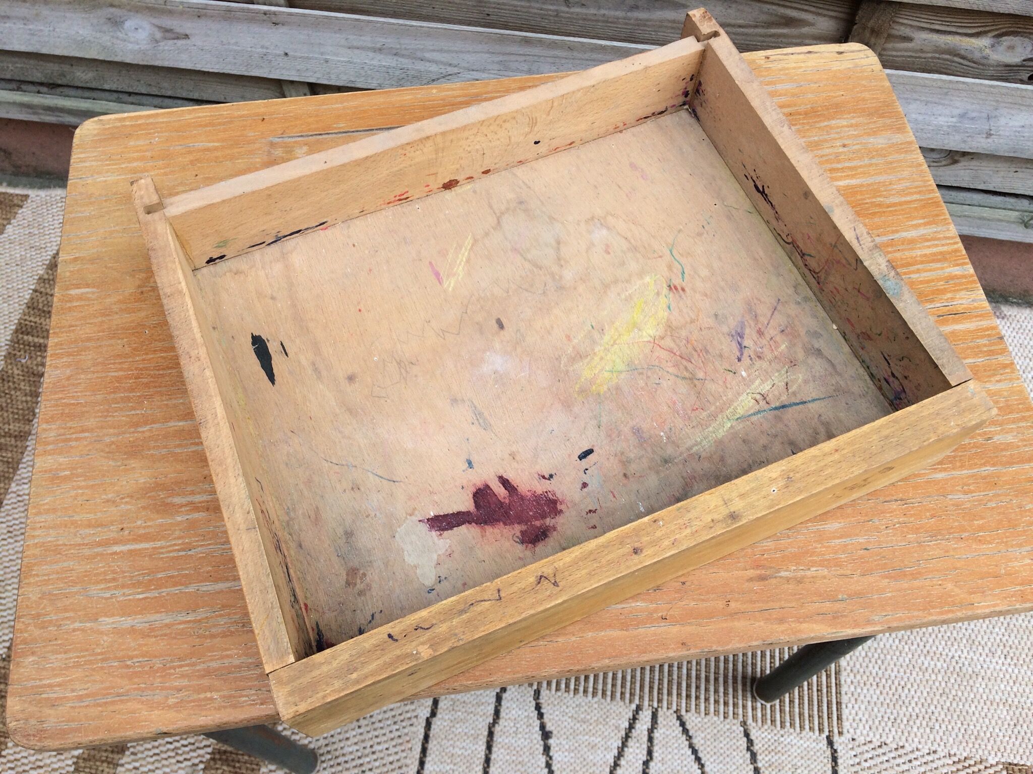 Desk et chair child Mullca 510 vintage school 50/60