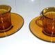 Lot de 2 tasses et sous-tasses Duralex