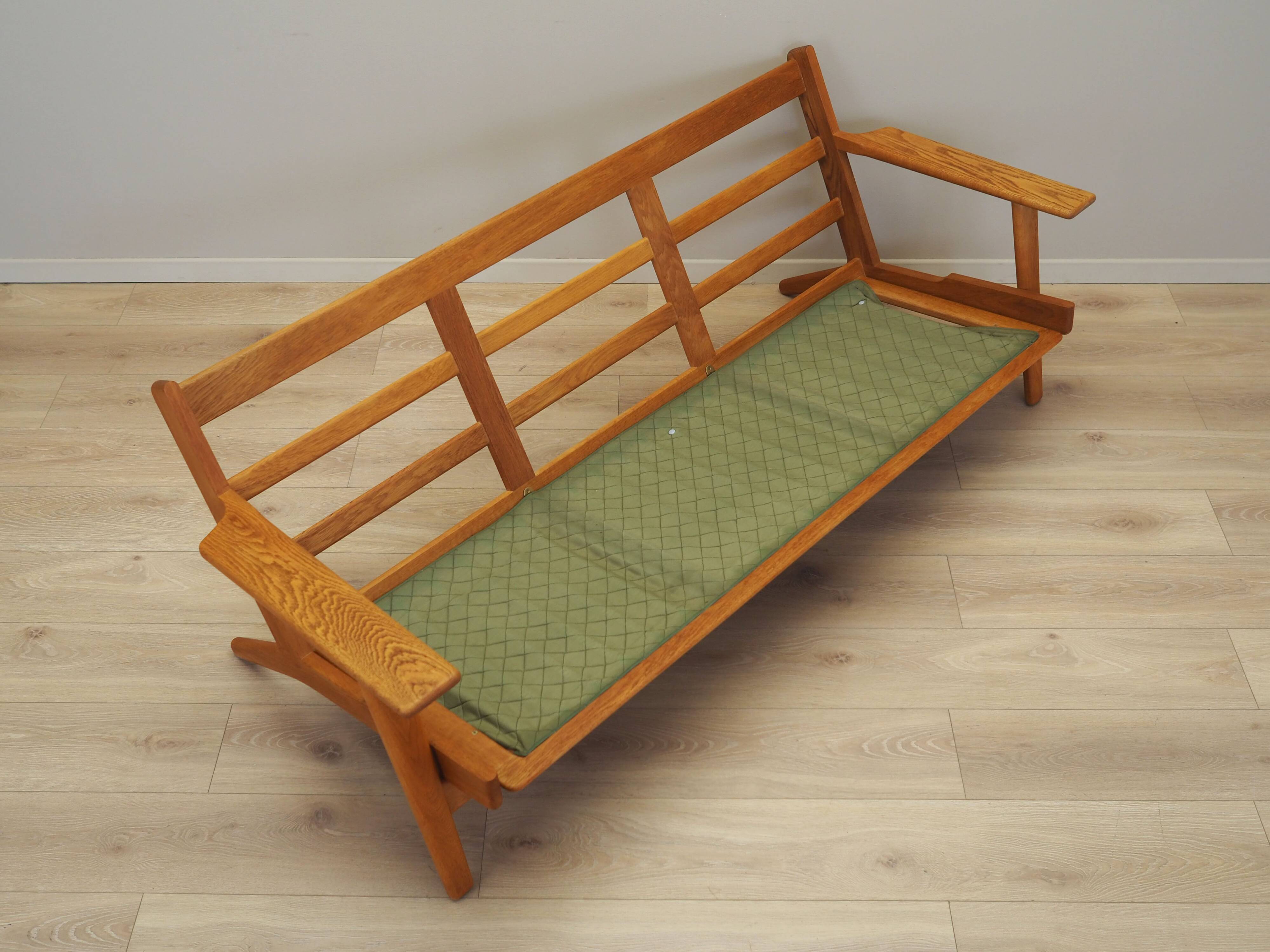Oak sofa, Danish design, 1960s, designer: Hans J. Wegner, manufacturer: Get