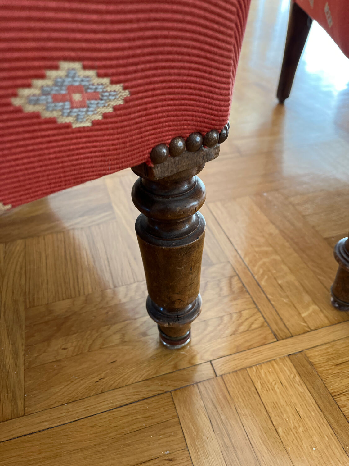 Pair armchairs
