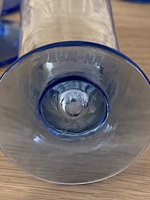 Daum Nancy crystal glassware set