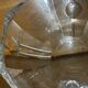 Hexagonal Crystal Bowl / Ashtray Art Deco Period