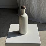 White English liqueur bottle with brown cap H27.5