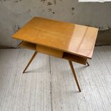 Vintage oak compass desk