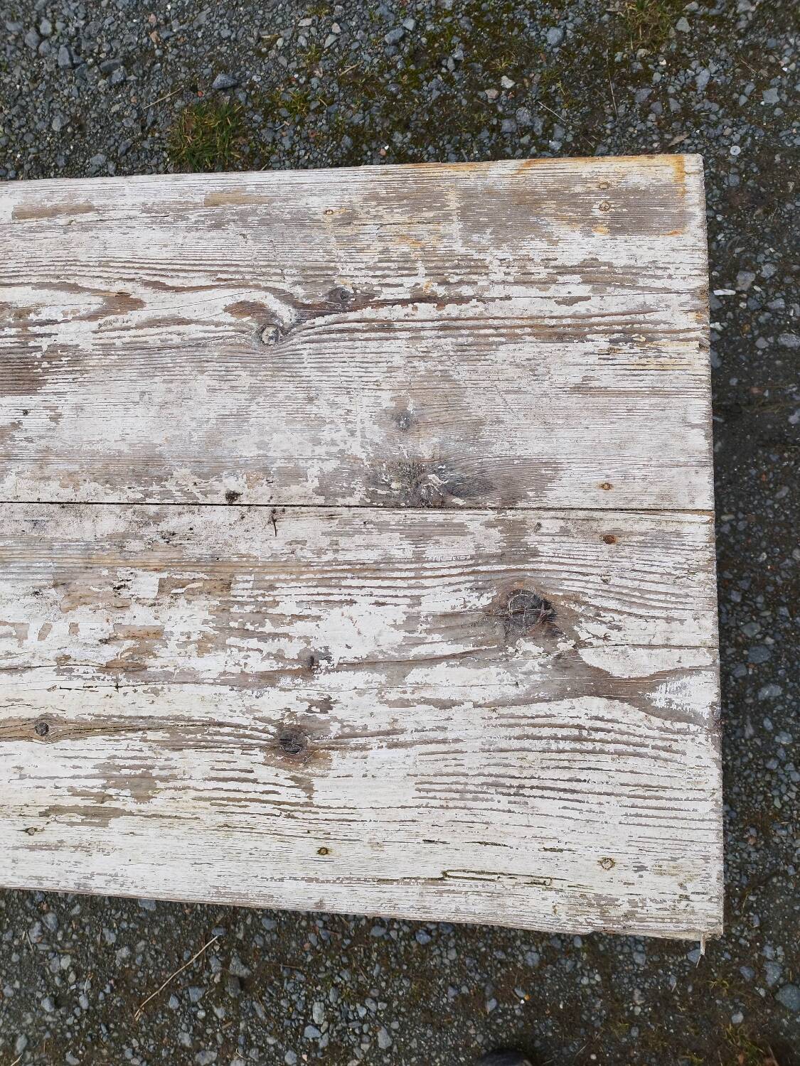 Rustic coffee table with beautiful patina