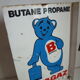 Butagaz advertising plate steel