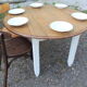 Massive oak round table 1930