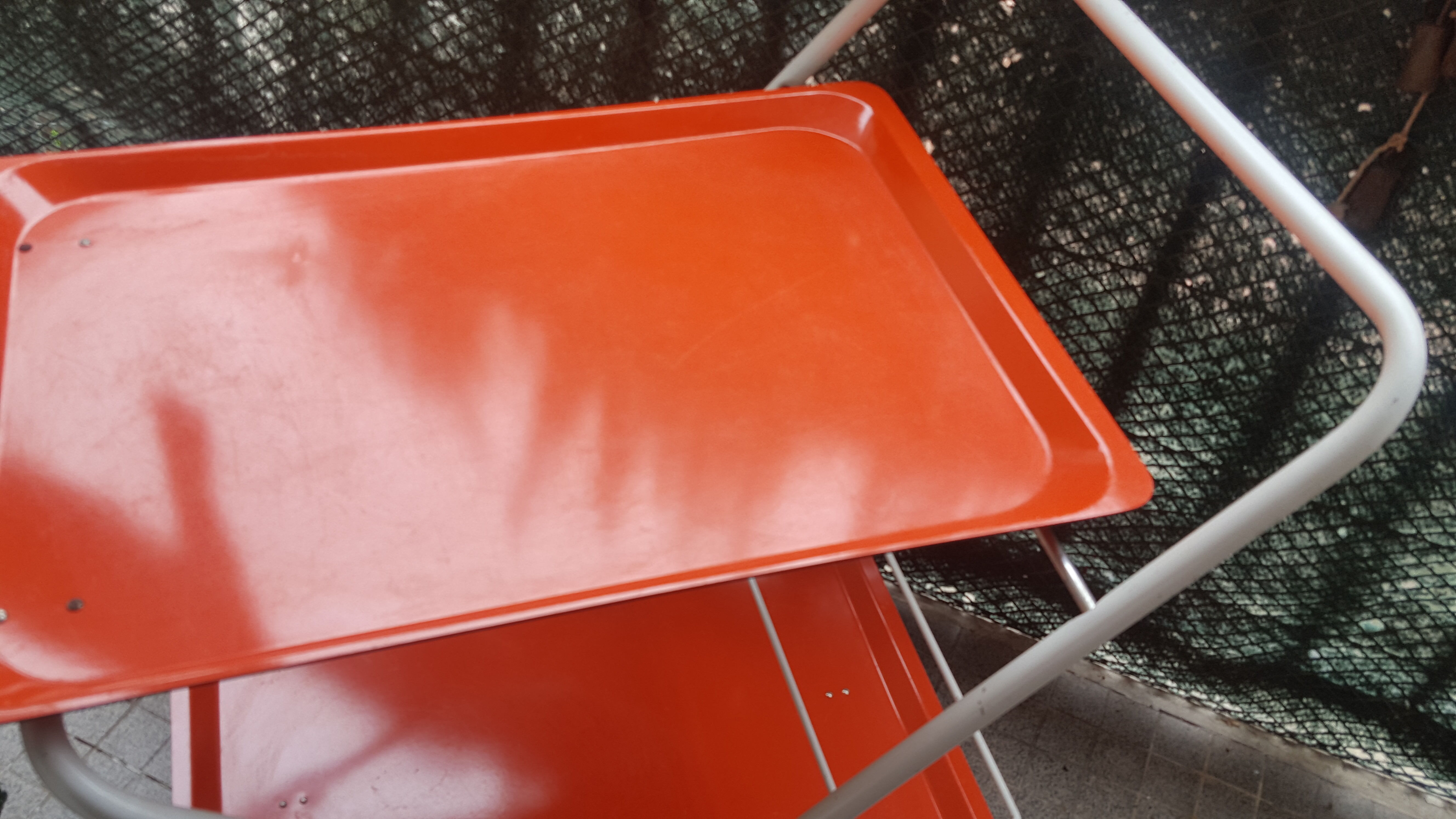 DESSERTE , VINTAGE YEAR 70'S ROULANT TABLE