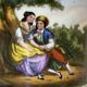 Cache pot Napoleon III late nineteenth porcelain