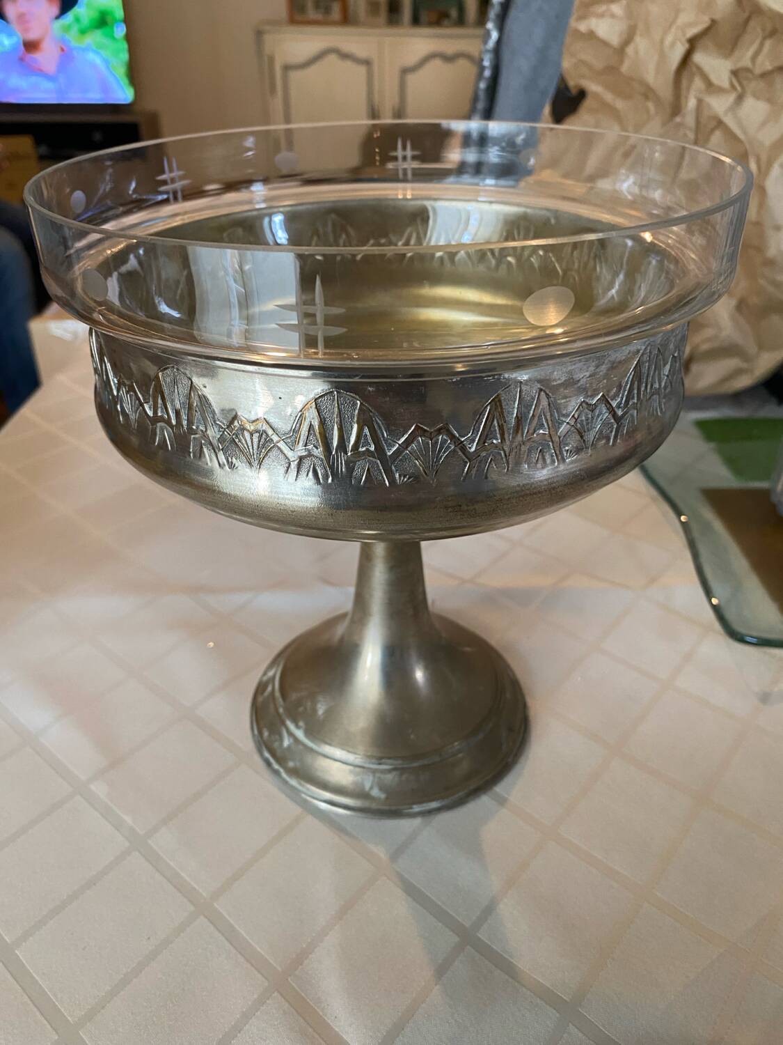 Old fruit bowl, fruit dish