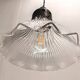 Large holophane industrial glass lamp from the 20s