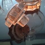 Set of 7 port glasses including a carafe