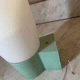 Opaline and Bakelite wall light from the 1950s.